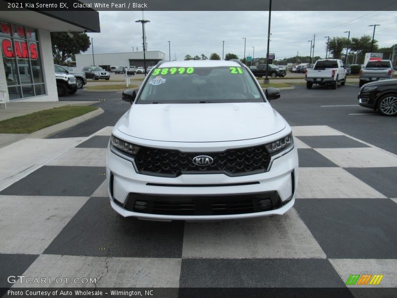 Glacial White Pearl / Black 2021 Kia Sorento EX