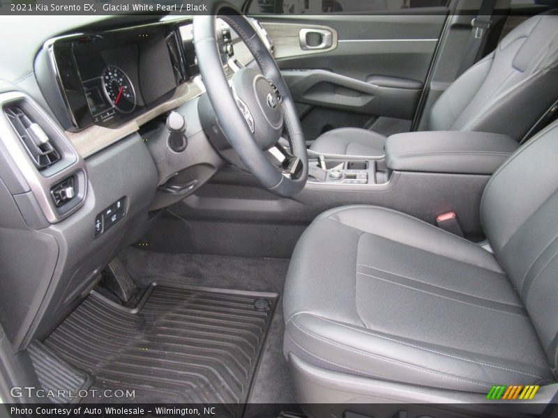 Glacial White Pearl / Black 2021 Kia Sorento EX
