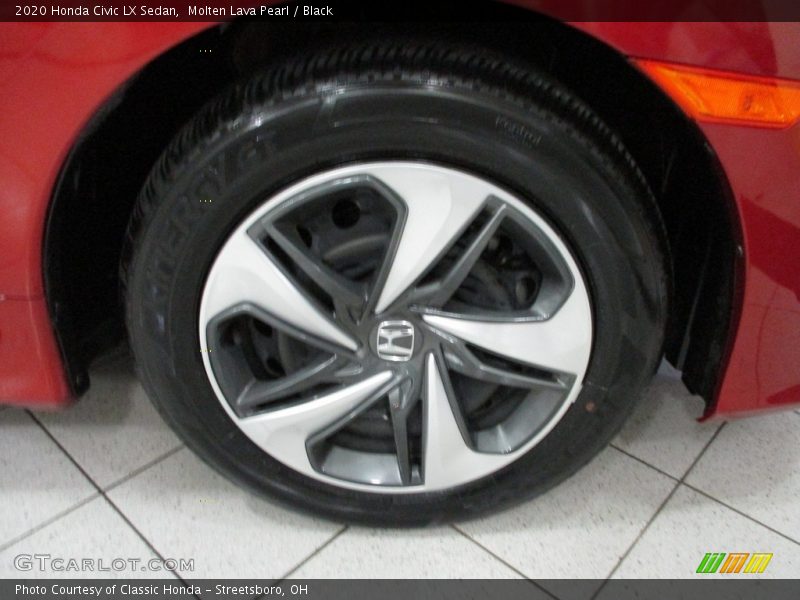 Molten Lava Pearl / Black 2020 Honda Civic LX Sedan