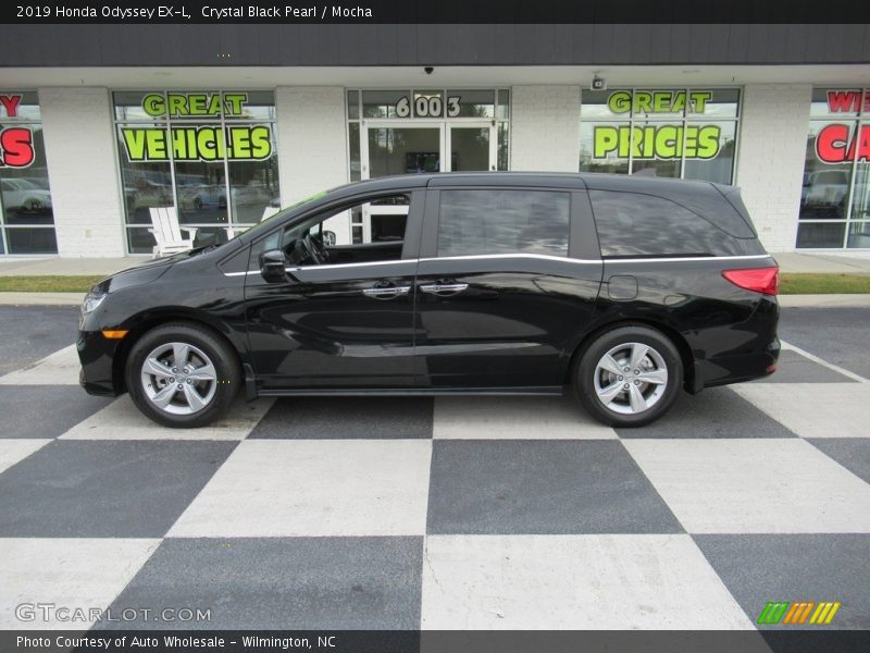 Crystal Black Pearl / Mocha 2019 Honda Odyssey EX-L