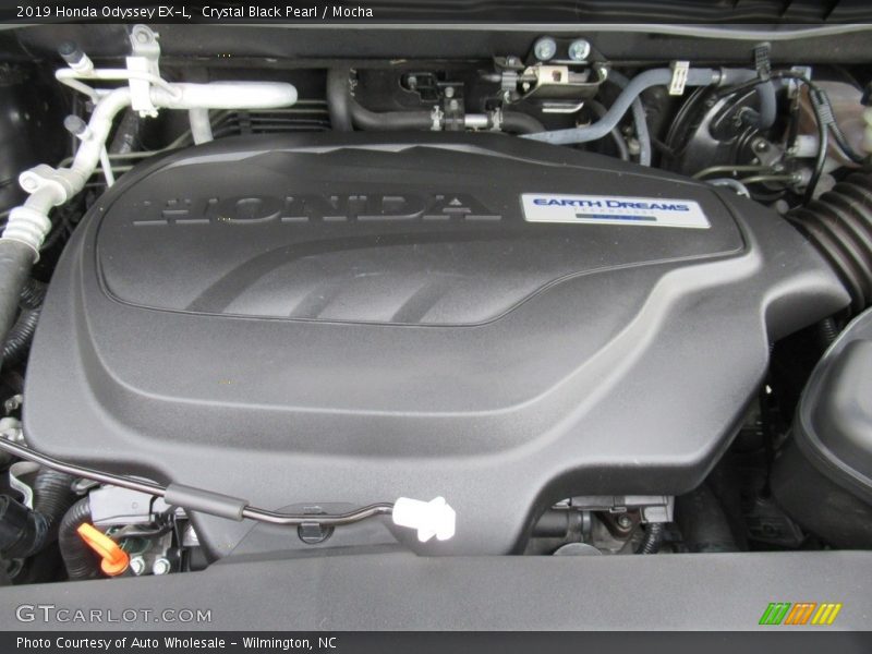 Crystal Black Pearl / Mocha 2019 Honda Odyssey EX-L