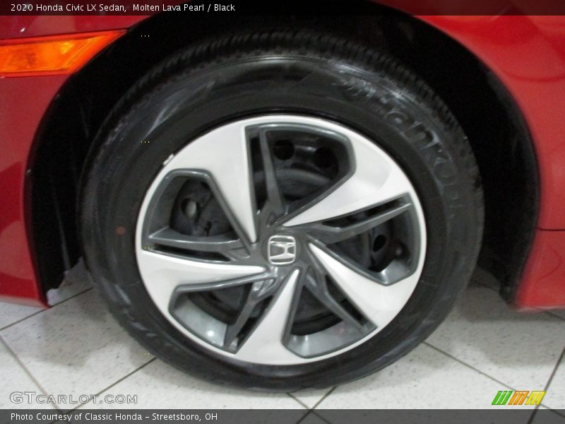 Molten Lava Pearl / Black 2020 Honda Civic LX Sedan