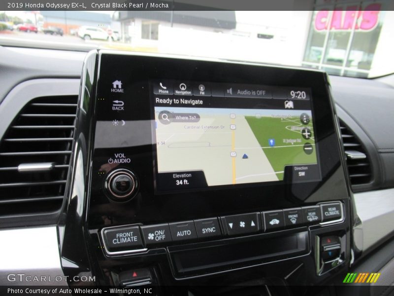 Crystal Black Pearl / Mocha 2019 Honda Odyssey EX-L