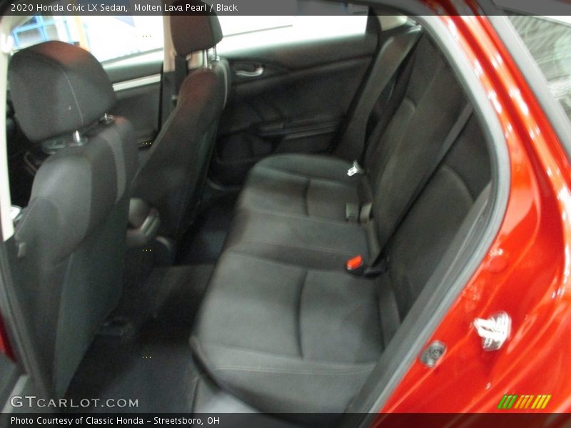 Molten Lava Pearl / Black 2020 Honda Civic LX Sedan