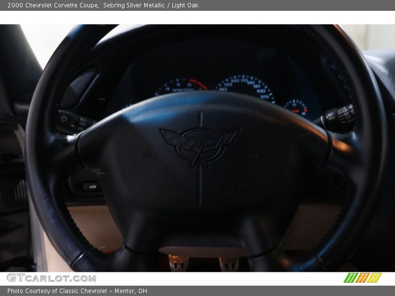 Sebring Silver Metallic / Light Oak 2000 Chevrolet Corvette Coupe