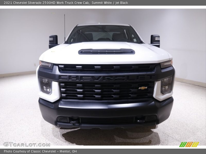 Summit White / Jet Black 2021 Chevrolet Silverado 2500HD Work Truck Crew Cab
