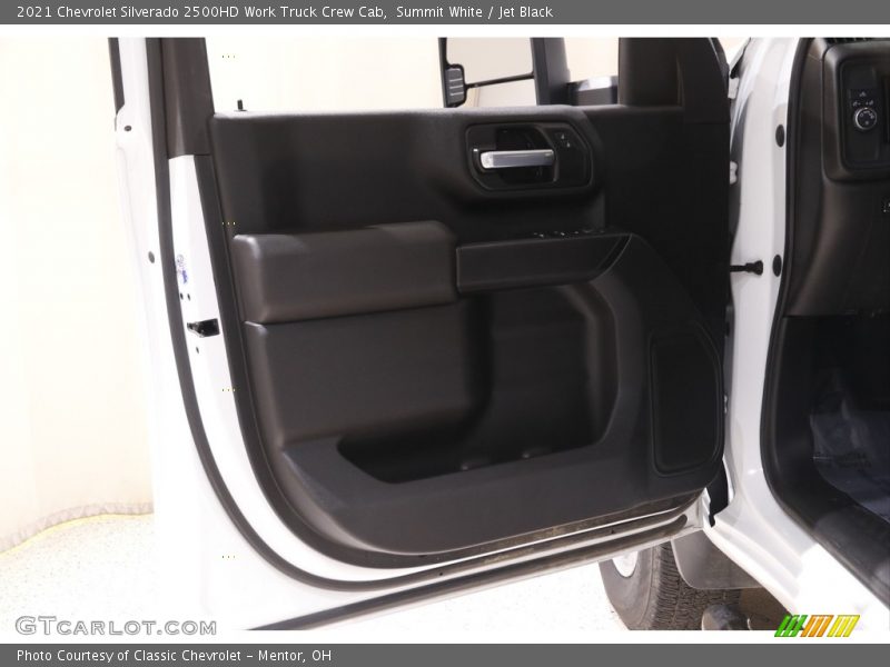 Summit White / Jet Black 2021 Chevrolet Silverado 2500HD Work Truck Crew Cab