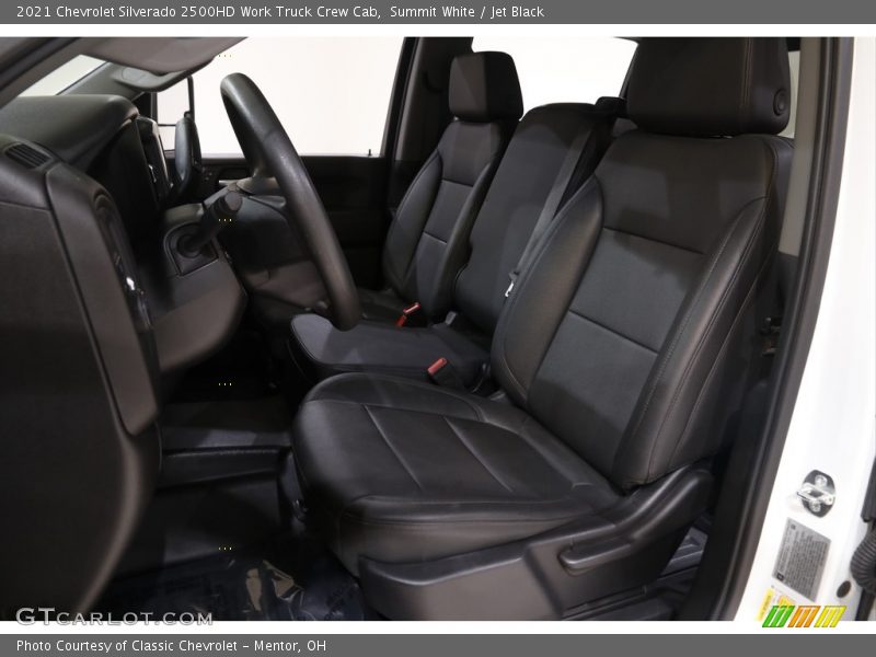 Summit White / Jet Black 2021 Chevrolet Silverado 2500HD Work Truck Crew Cab