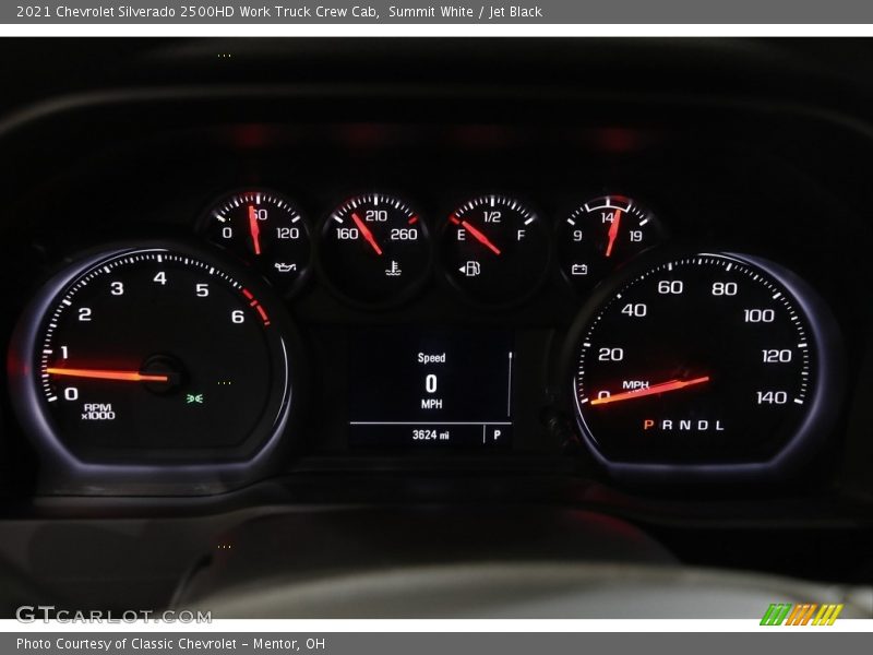 Summit White / Jet Black 2021 Chevrolet Silverado 2500HD Work Truck Crew Cab
