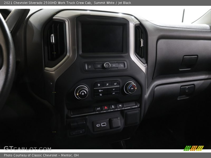 Summit White / Jet Black 2021 Chevrolet Silverado 2500HD Work Truck Crew Cab