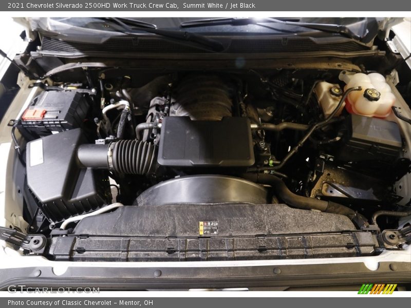 Summit White / Jet Black 2021 Chevrolet Silverado 2500HD Work Truck Crew Cab