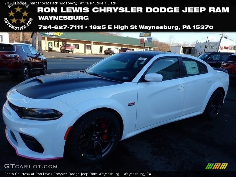 White Knuckle / Black 2021 Dodge Charger Scat Pack Widebody