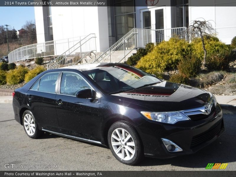 Attitude Black Metallic / Ivory 2014 Toyota Camry XLE V6