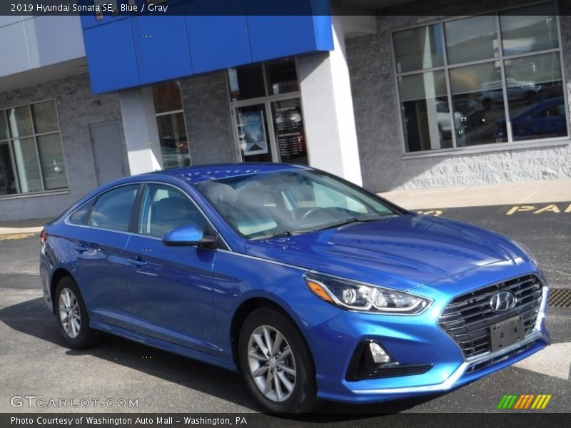 Blue / Gray 2019 Hyundai Sonata SE