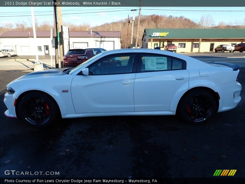 White Knuckle / Black 2021 Dodge Charger Scat Pack Widebody