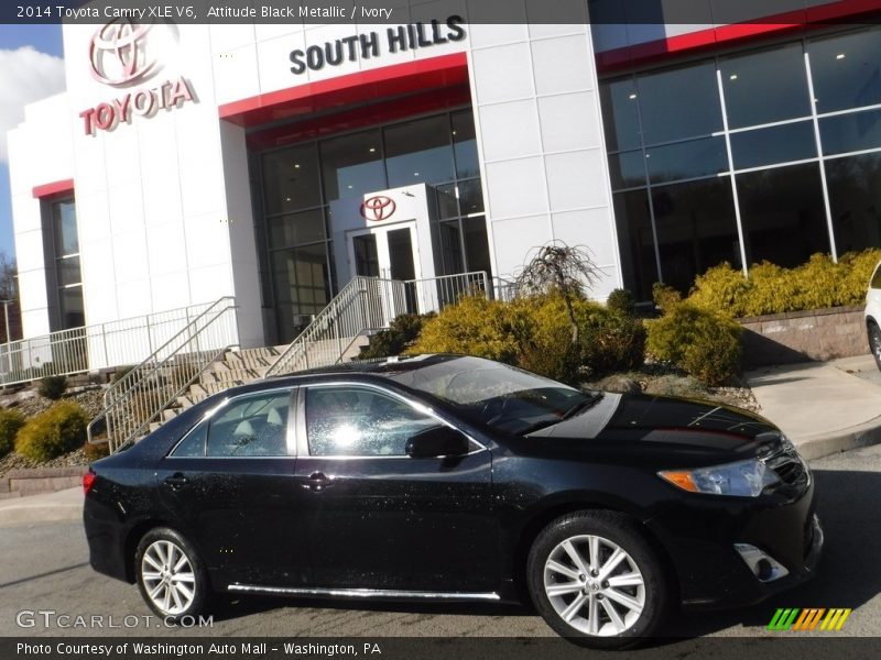 Attitude Black Metallic / Ivory 2014 Toyota Camry XLE V6