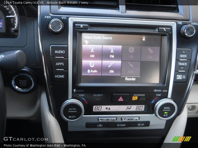 Attitude Black Metallic / Ivory 2014 Toyota Camry XLE V6