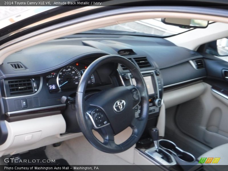 Attitude Black Metallic / Ivory 2014 Toyota Camry XLE V6