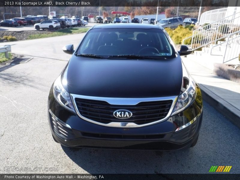 Black Cherry / Black 2013 Kia Sportage LX AWD