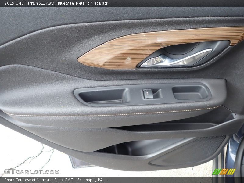 Blue Steel Metallic / Jet Black 2019 GMC Terrain SLE AWD