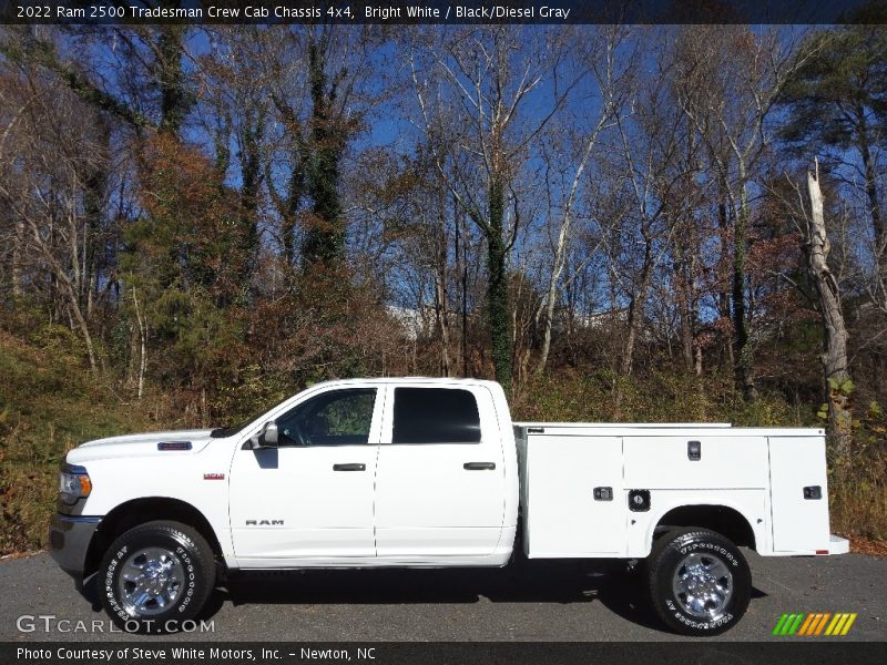 Bright White / Black/Diesel Gray 2022 Ram 2500 Tradesman Crew Cab Chassis 4x4