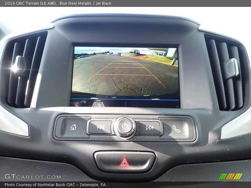 Blue Steel Metallic / Jet Black 2019 GMC Terrain SLE AWD