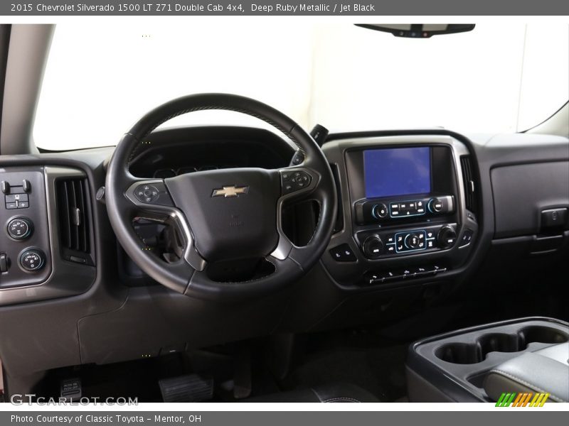Deep Ruby Metallic / Jet Black 2015 Chevrolet Silverado 1500 LT Z71 Double Cab 4x4