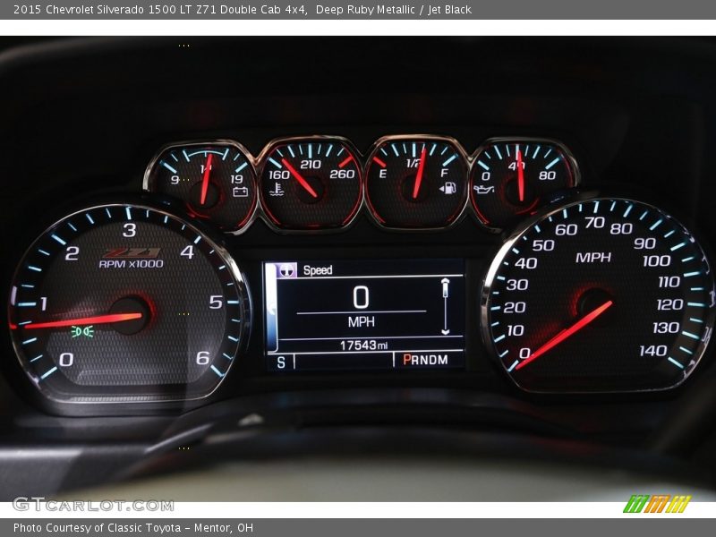 Deep Ruby Metallic / Jet Black 2015 Chevrolet Silverado 1500 LT Z71 Double Cab 4x4