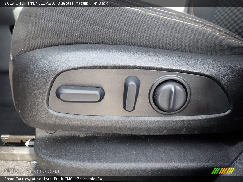 Blue Steel Metallic / Jet Black 2019 GMC Terrain SLE AWD