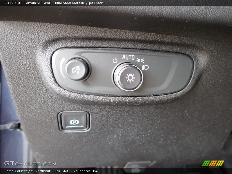 Blue Steel Metallic / Jet Black 2019 GMC Terrain SLE AWD