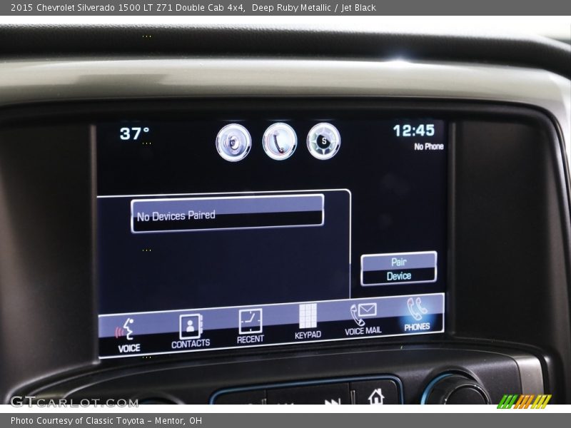 Deep Ruby Metallic / Jet Black 2015 Chevrolet Silverado 1500 LT Z71 Double Cab 4x4