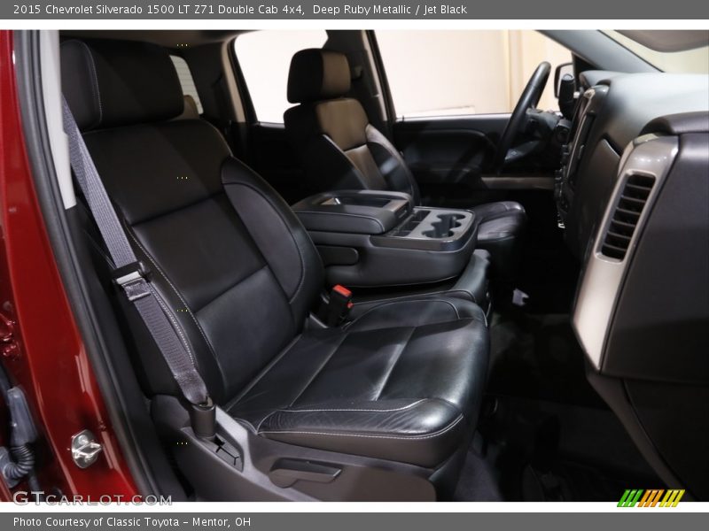Deep Ruby Metallic / Jet Black 2015 Chevrolet Silverado 1500 LT Z71 Double Cab 4x4