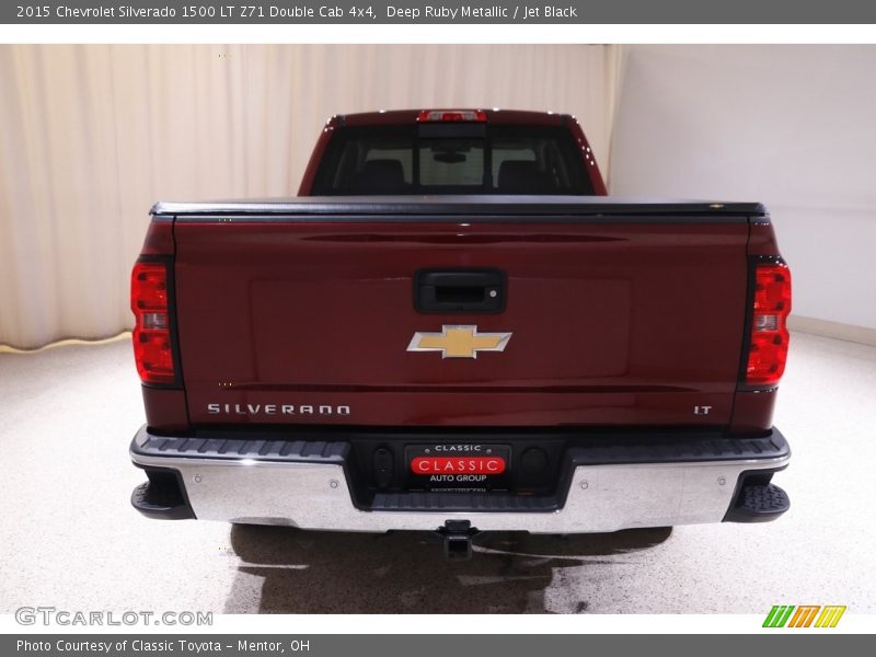 Deep Ruby Metallic / Jet Black 2015 Chevrolet Silverado 1500 LT Z71 Double Cab 4x4