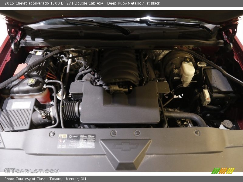 Deep Ruby Metallic / Jet Black 2015 Chevrolet Silverado 1500 LT Z71 Double Cab 4x4