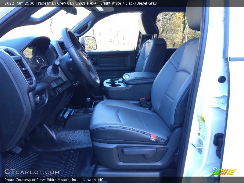 Bright White / Black/Diesel Gray 2022 Ram 2500 Tradesman Crew Cab Chassis 4x4