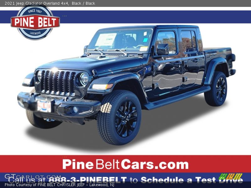 Black / Black 2021 Jeep Gladiator Overland 4x4