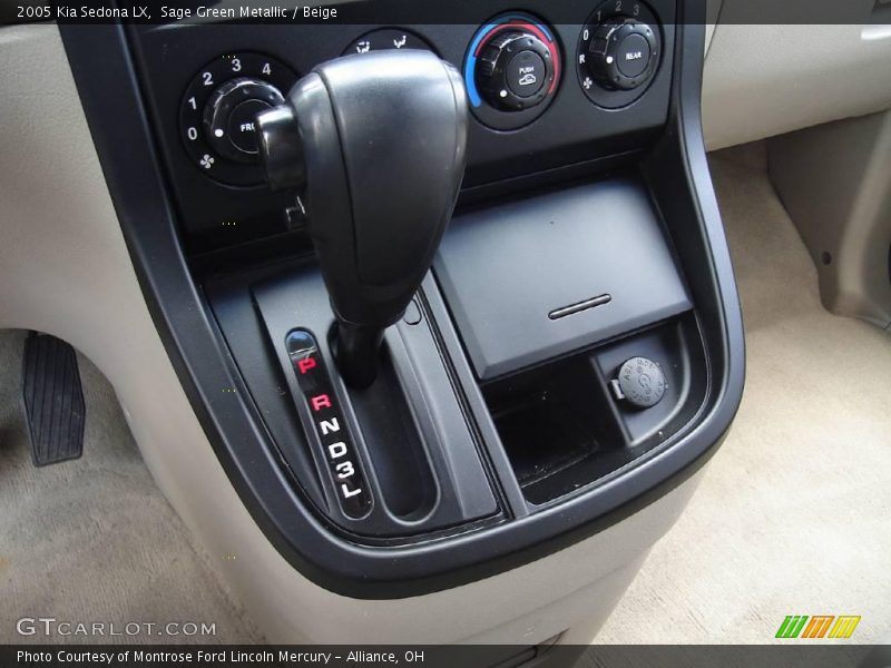 Sage Green Metallic / Beige 2005 Kia Sedona LX
