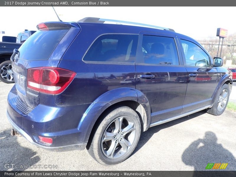 Contusion Blue / Black 2017 Dodge Journey Crossroad AWD