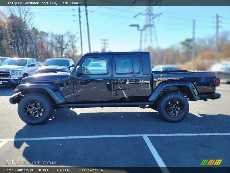 Black / Black 2021 Jeep Gladiator Sport 4x4