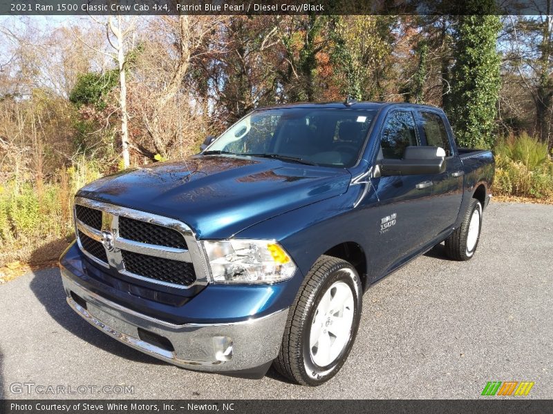 Patriot Blue Pearl / Diesel Gray/Black 2021 Ram 1500 Classic Crew Cab 4x4