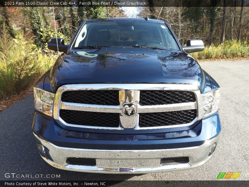 Patriot Blue Pearl / Diesel Gray/Black 2021 Ram 1500 Classic Crew Cab 4x4