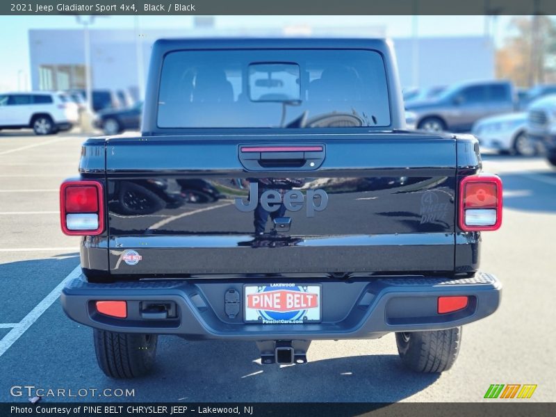 Black / Black 2021 Jeep Gladiator Sport 4x4
