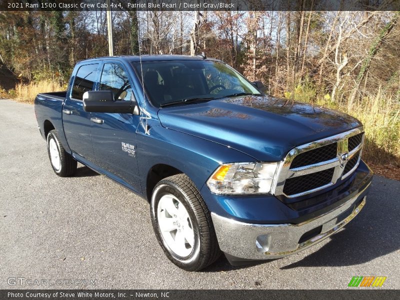 Patriot Blue Pearl / Diesel Gray/Black 2021 Ram 1500 Classic Crew Cab 4x4