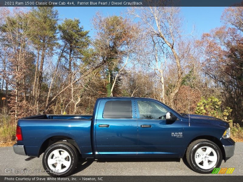 Patriot Blue Pearl / Diesel Gray/Black 2021 Ram 1500 Classic Crew Cab 4x4