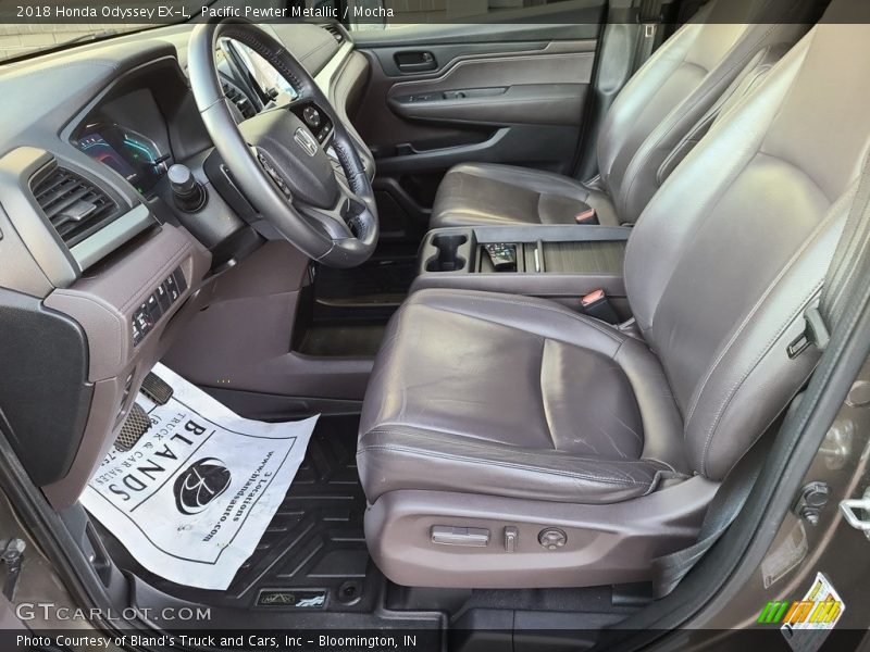 Pacific Pewter Metallic / Mocha 2018 Honda Odyssey EX-L