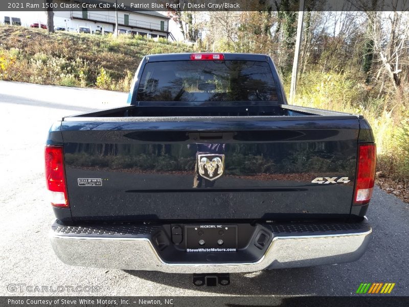 Patriot Blue Pearl / Diesel Gray/Black 2021 Ram 1500 Classic Crew Cab 4x4