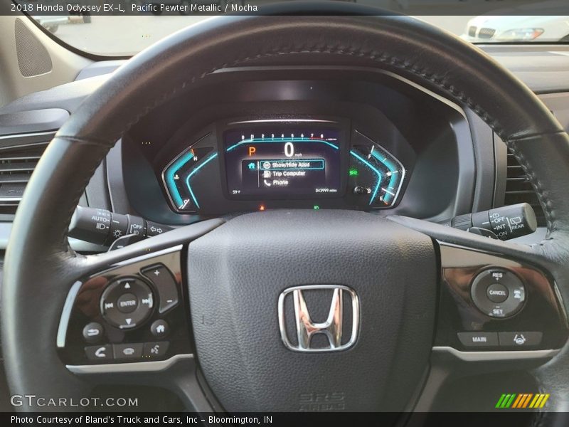 Pacific Pewter Metallic / Mocha 2018 Honda Odyssey EX-L
