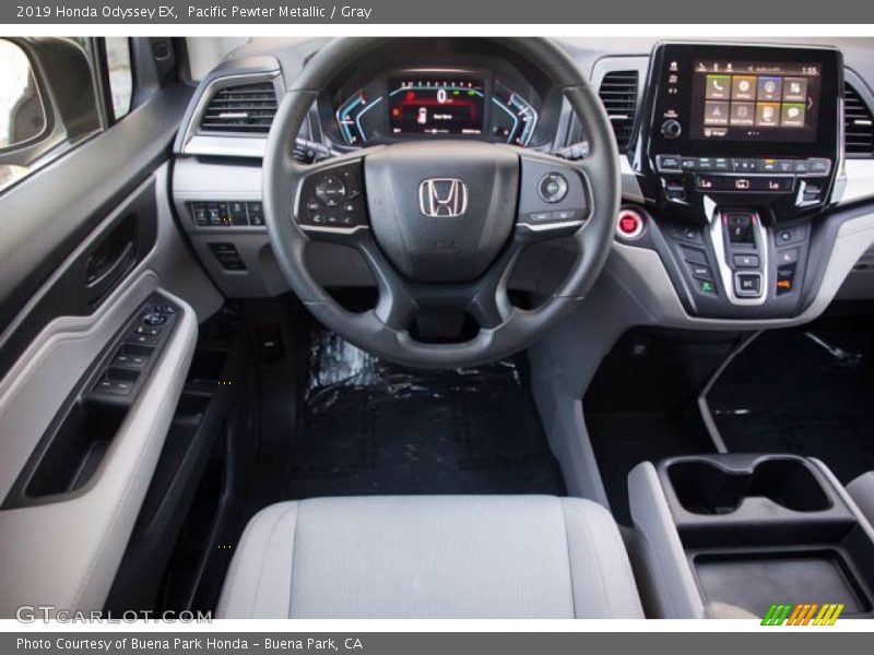 Pacific Pewter Metallic / Gray 2019 Honda Odyssey EX