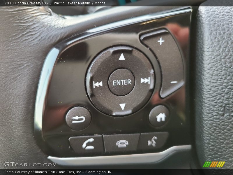 Pacific Pewter Metallic / Mocha 2018 Honda Odyssey EX-L