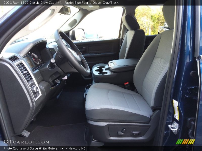 Patriot Blue Pearl / Diesel Gray/Black 2021 Ram 1500 Classic Crew Cab 4x4